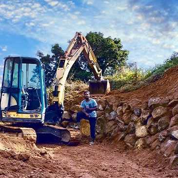 terrassement pour terrasse